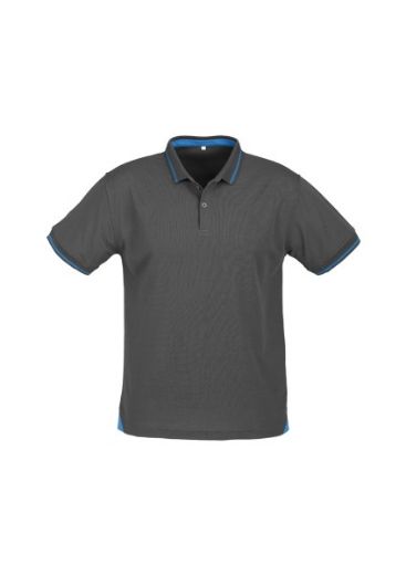 Picture of Biz Collection Mens Jet Polo Shirt 50% Cotton 50% BizCool Polyester Pique Knit
